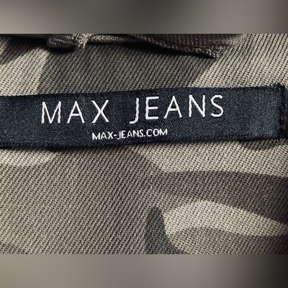 MAX JEANS - MILITARY CAMOUFLAGE JACKET - Size L - BRAND NEW! - Picture 3 of 6